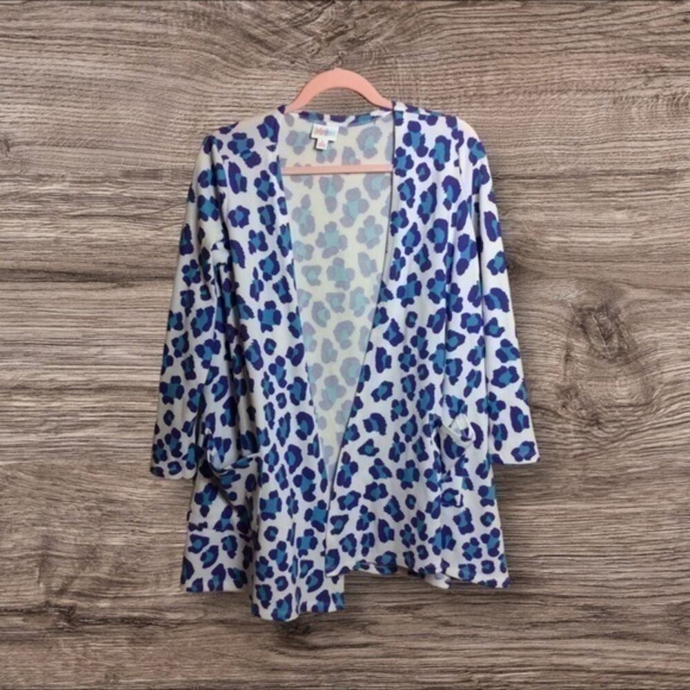 Lularoe animal print cardigan. Small.